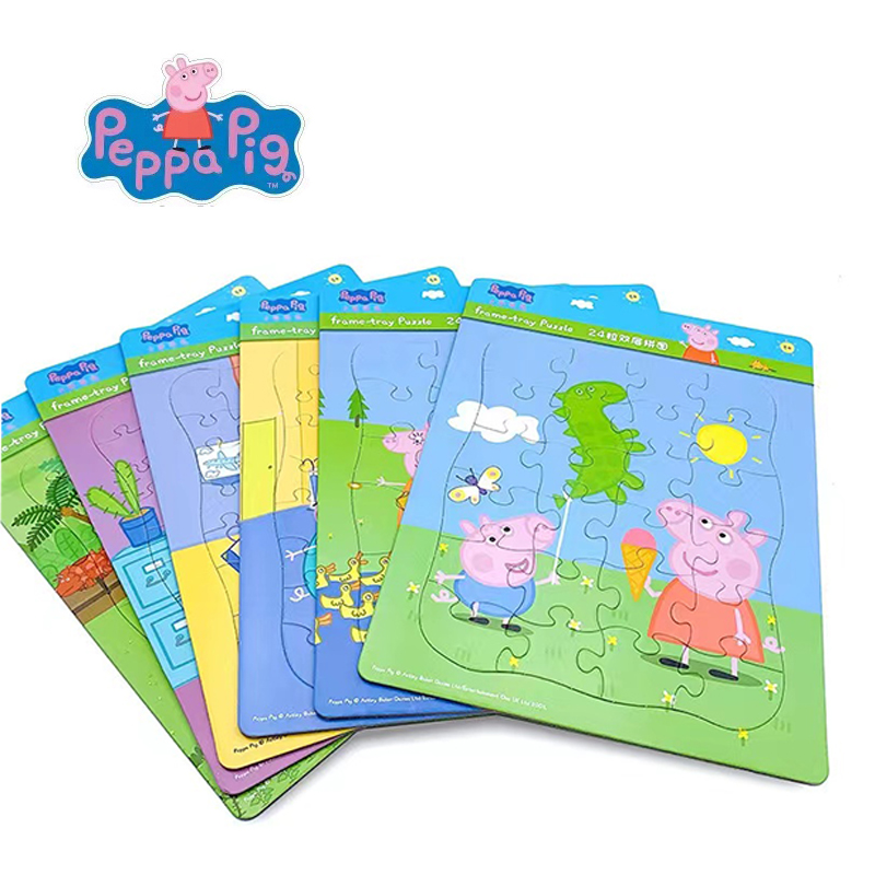 Kids Toys 3 Year Old - Peppa domuz figürleri MINI yapboz bulmacalar