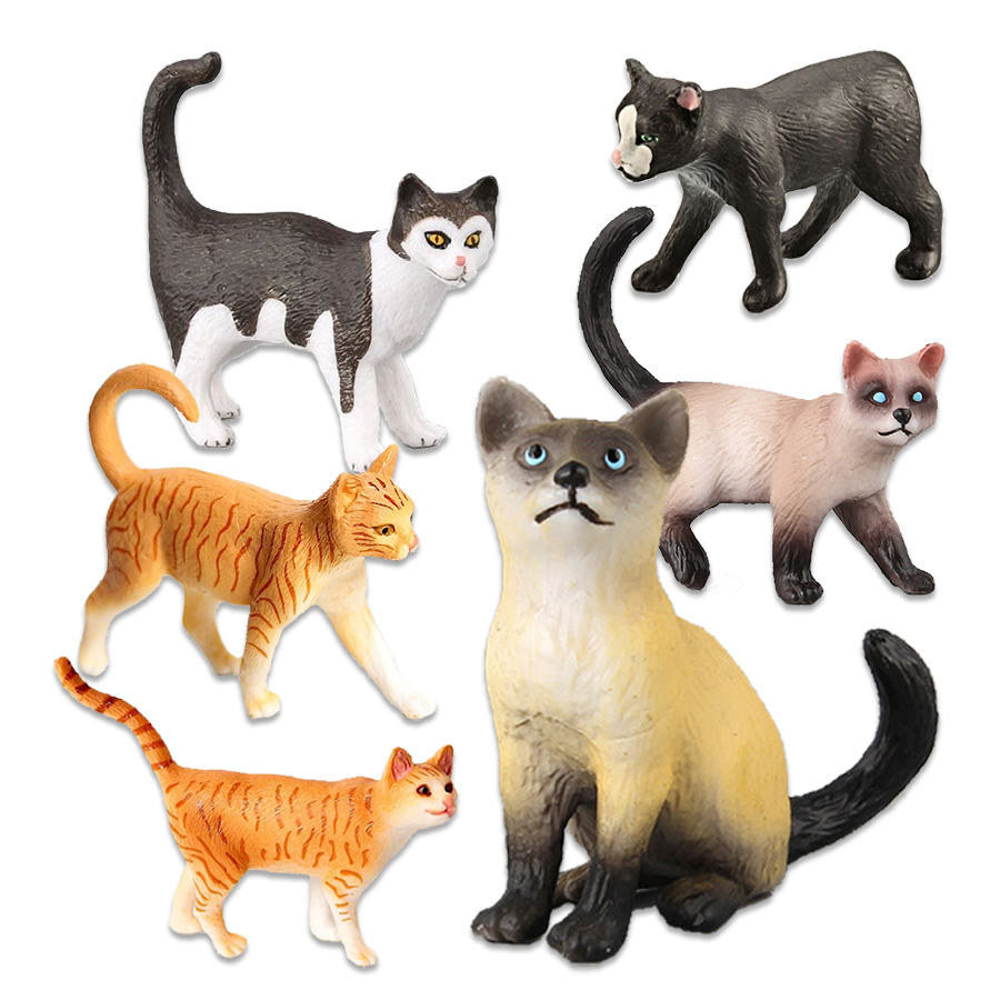 Gerçekçi Plastik Kedi Figürler - Kids Toys Reviews incelemesi ve fiyatı